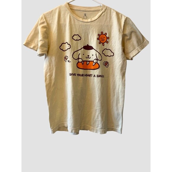 Sanrio Pompompurin Baguette Tonal GraphicWoman's T-Shirt Ripple Junction Medium - Picture 1 of 4